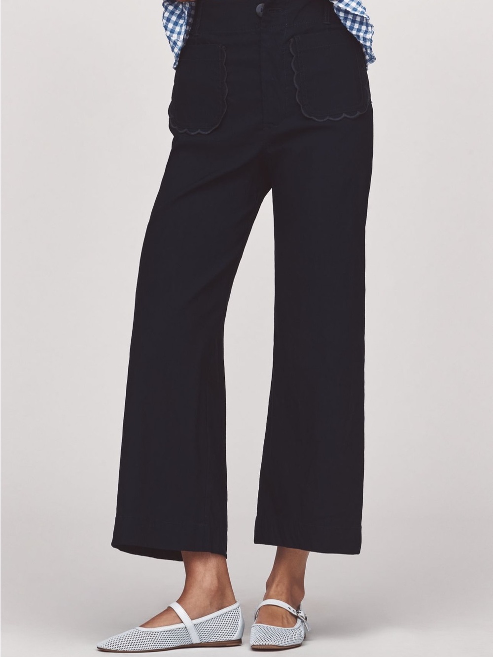 Maeve Navy Corduroy Colette Trousers